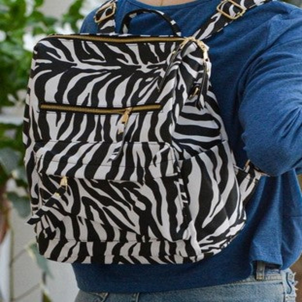  Animal Print Backpack 